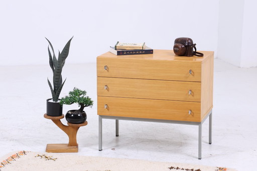 Vintage mini chest of drawers 60s | Mid - Century drawer cabinet | Retro wooden storage #06-61