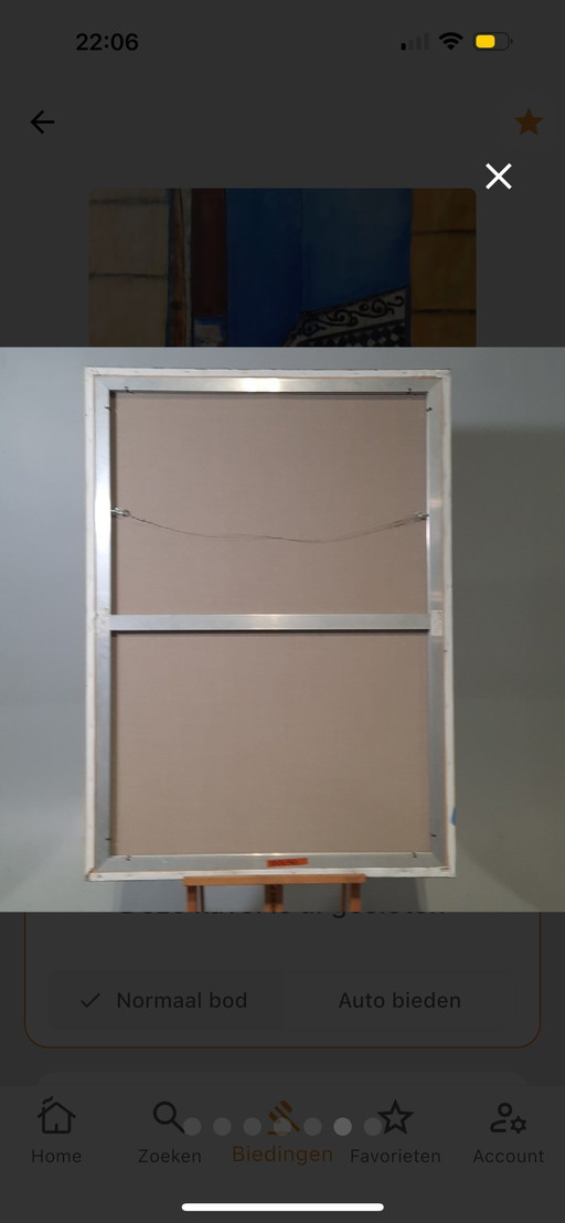 Maya wildfire - large work - acrylic painting - 100x140 cm Morocco