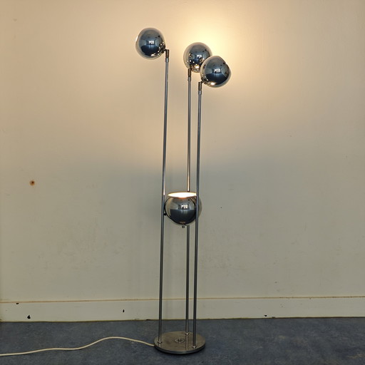 Lampadaire vintage de l'ère spatiale