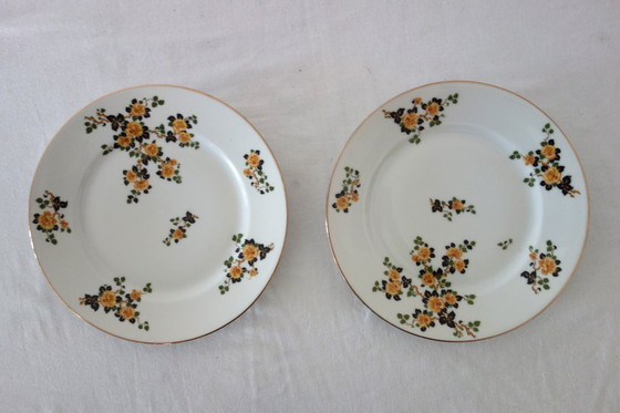 Image 1 of 2 dinner plates, soup plates, dessert plates and Legrand Limoges 1920 serving dish