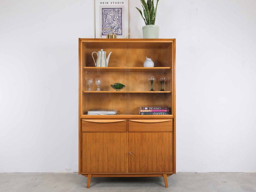 Vintage vitrinekast highboard 50s 60s Midcentury