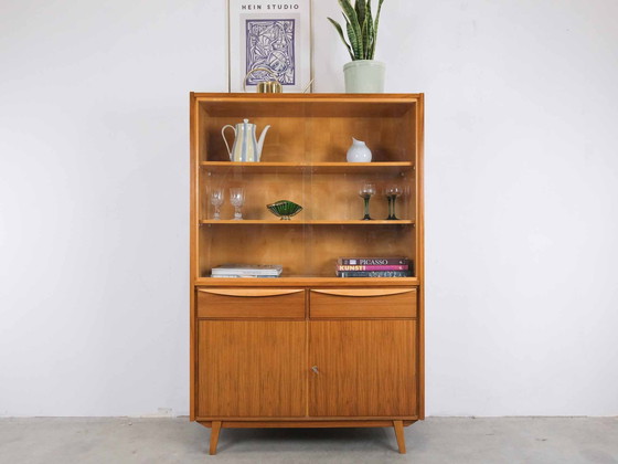 Image 1 of Vintage vitrinekast highboard 50s 60s Midcentury