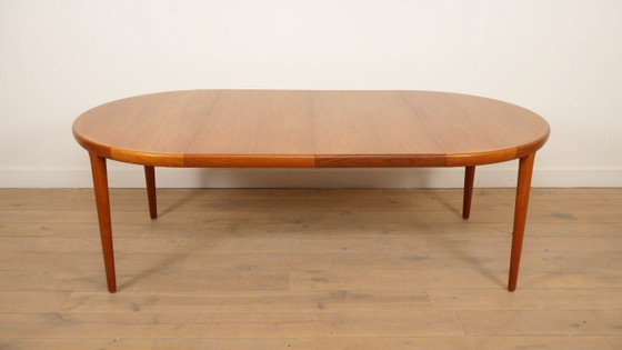 Image 1 of Tavolo da pranzo rotondo vintage | Teak | Allungabile | 120 - 220 cm