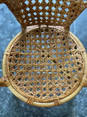 Hochstuhl aus Rattan