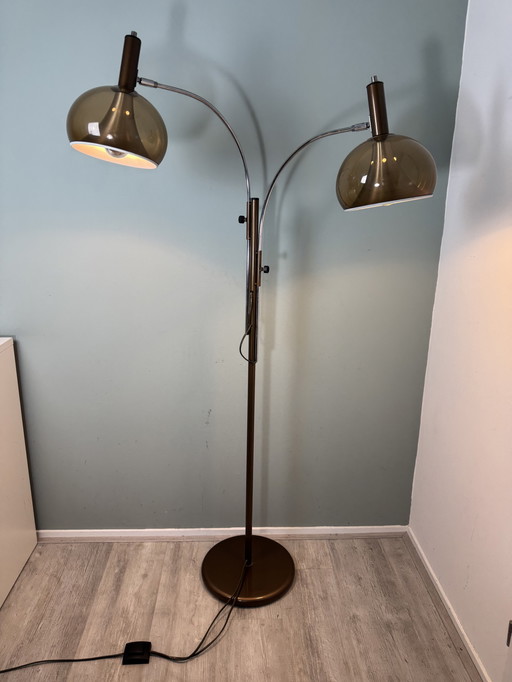 Vintage space age Dijkstra vloerlamp trompet Mushroom