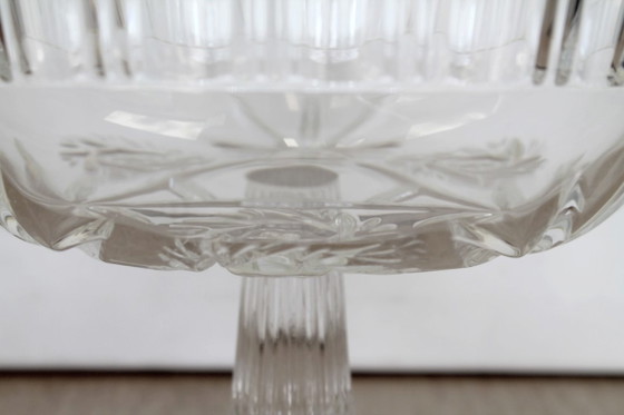 Image 1 of Walther Glas vintage crystal bowl on foot (1970 - 80)