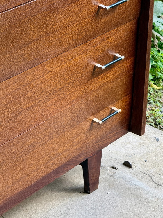 Kommode im Mid-Century-Stil, Kommoden, Holz, Metall, Mid Century Modern (Foto 11 von 16)