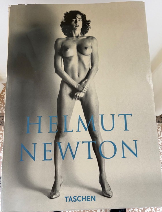 Image 1 of Signed Helmut Newton book – no. 04489 – incl. original stand