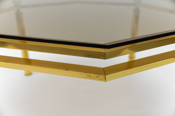 Image 1 of Vintage Italian Octagonal Regency Coffee Table, 1970s