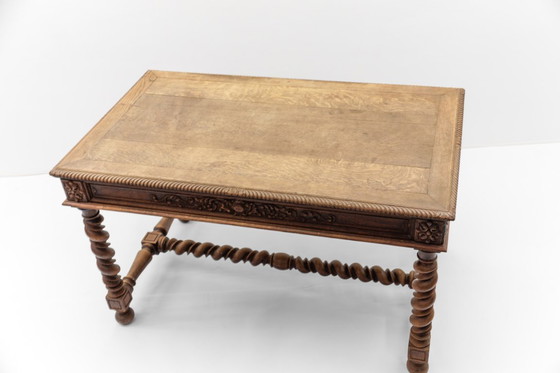 Image 1 of French Barley Twist Writing Desk