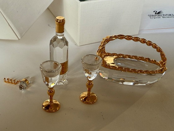 Image 1 of Swarovski Miniatur-Weinset