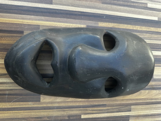 Image 1 of Masque Africain en bois sculpté - XX e siècle 