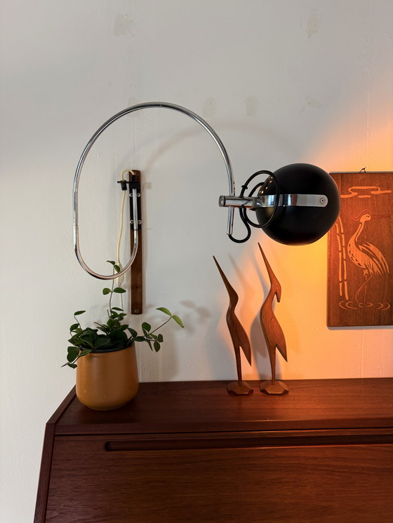Image 1 of Vintage adjustable wall lamp, T.J.W. Zweers, 1950s