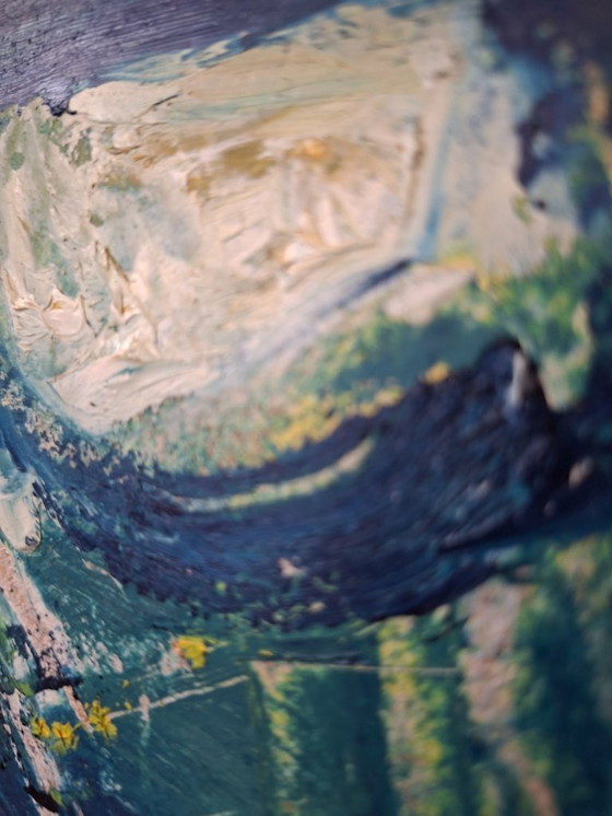 Image 1 of Informal Abstract Work Signed by G. Aprosi, 1980s