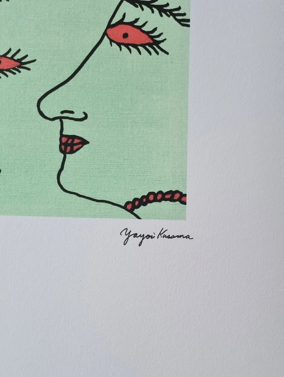 Image 1 of After Yayoi Kusama, Reflecting..., Lithograph, 1990s