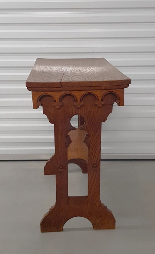 Oak side table