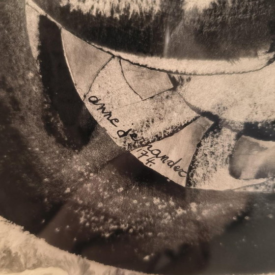 Anne De Vriese-Jernander, Paar und Kind, 1974, Mischtechnik auf Papier, Gerahmt – Gemälde & Zeichnungen (photo 10 of 11)