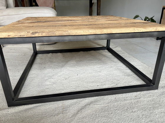 Image 1 of Indian wood coffee table industrial style