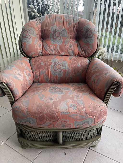 Easy Armchair With Webbing
