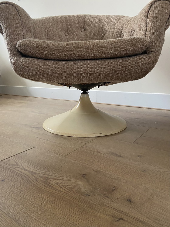 Image 1 of Overman uit Zweden draaifauteuil, jaren 60