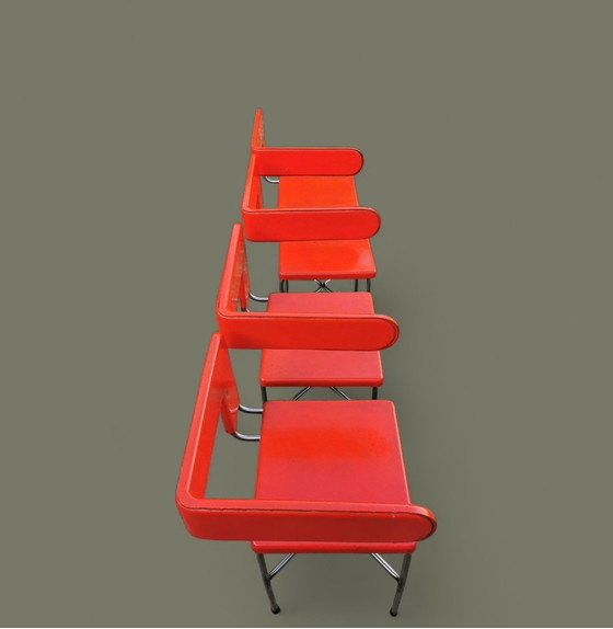 Image 1 of 4 Chaises Space Age (Italien)