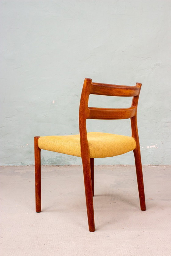 Image 1 of 4 x Niels Otto Möller Model 84 Stoel Deens Vintage Teak