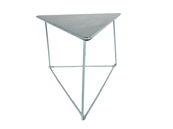 Mobel Ikea - Design - Niels Gammelgaard - 'Triangular' Coffee Table - Zweden - 1980's – Bijzettafels, Metal (photo 5 of 8)