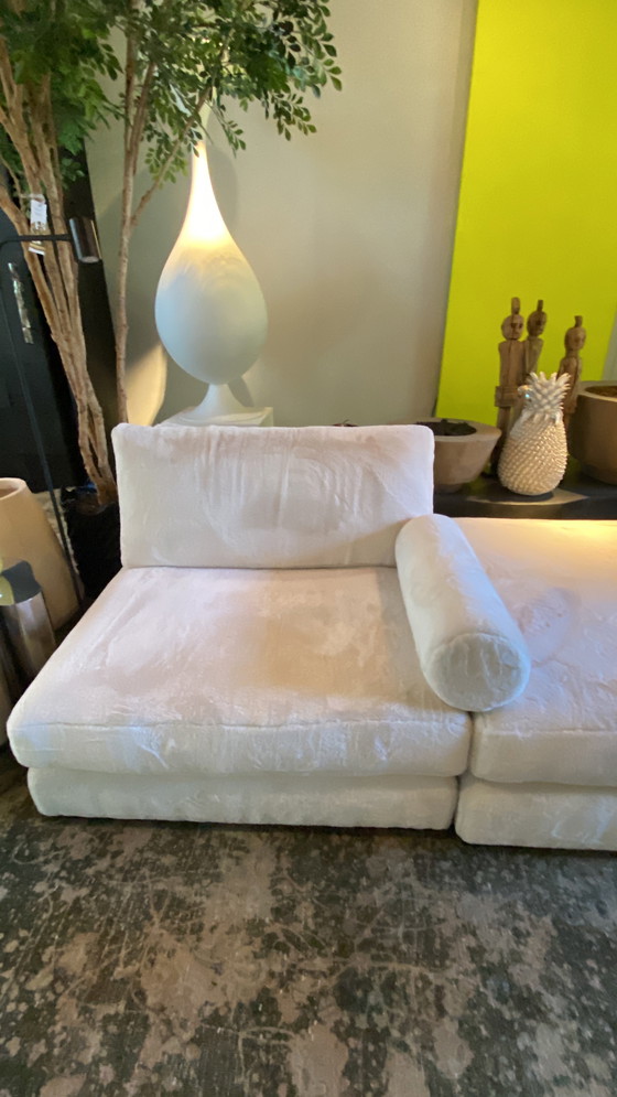 Image 1 of Sofa 3 elements, teddy fabric.