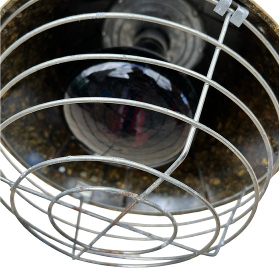 Image 1 of Lampada a sospensione industriale, riscaldamento, Narva Leuchen, Germania, anni '70