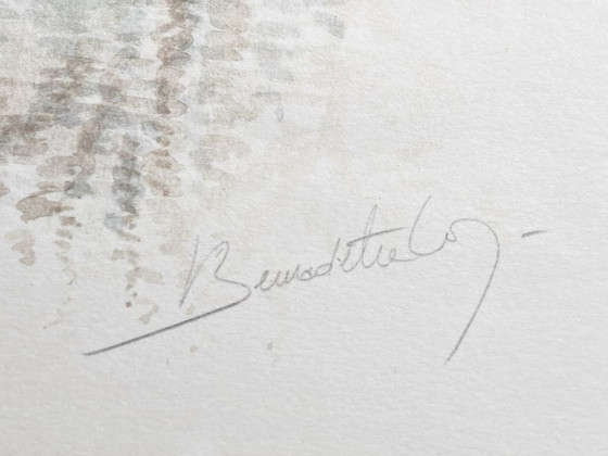 Image 1 of Mixed media, pencil, watercolor, Chambord Castle, art, France, painting, framed