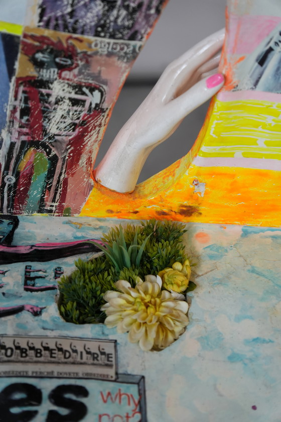 Image 1 of Set di 6 sedie Pop Art firmate da Guido Coletti (1995, firmate nel 2013)