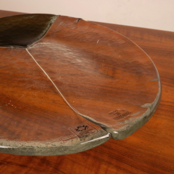 Bandeja de cristal de Murano Mid Century de Aureliano Toso para Leucos 1960 – Objetos decorativos (photo 13 of 15)