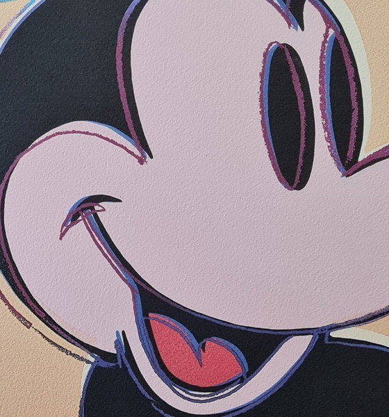 Image 1 of D'après Andy Warhol, Mickey Mouse, années 1980, lithographie