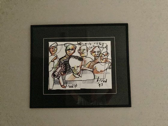 Image 1 of Drawing/aquarelle Herman Brood