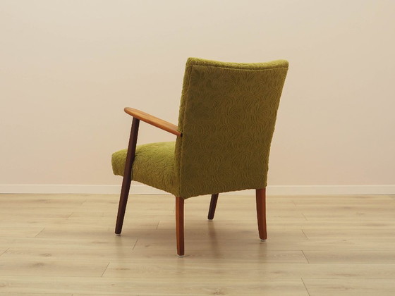 Image 1 of Sillón verde, diseño danés, década de 1960, fabricado en Dinamarca.