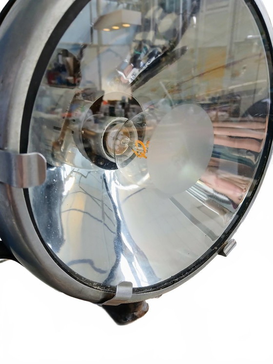 Image 1 of Steampunk Lamp from an Old Spotlight