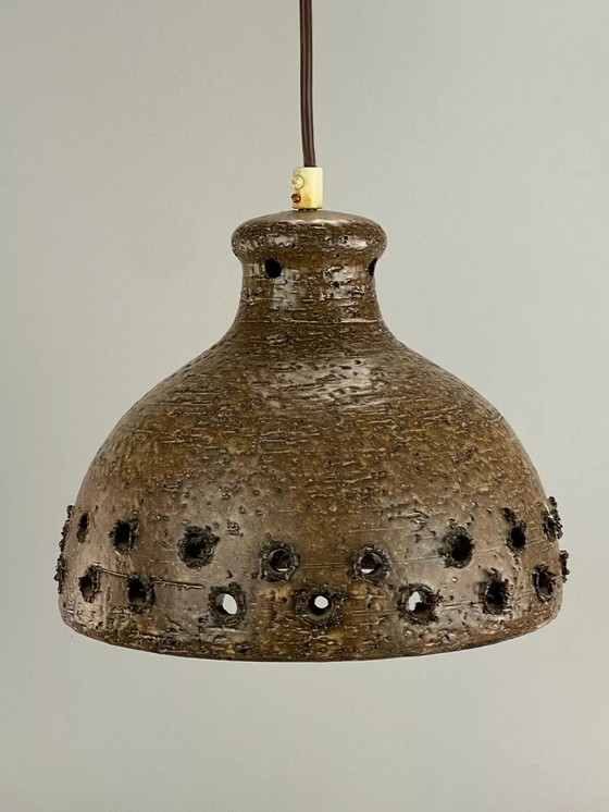 Image 1 of Lampada in ceramica anni '60 e '70, design danese, era spaziale, anni '60