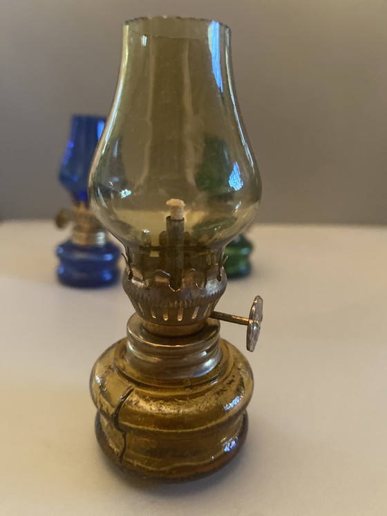 Image 1 of Set of 3 mini oil lamps