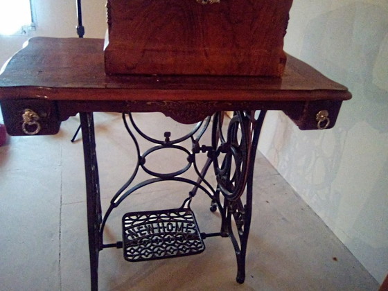 Image 1 of Antique Sewing Machine New Home