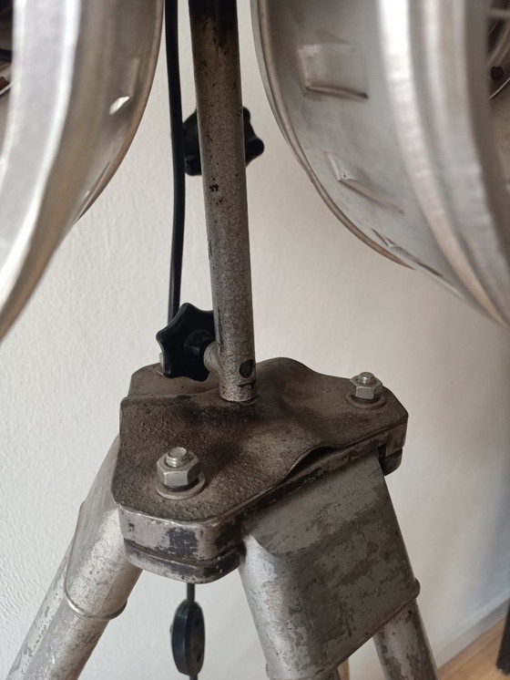 Image 1 of Cool vintage industrial tripod lamp