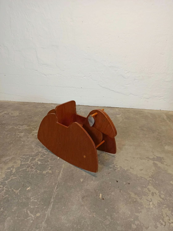 Cavallo a dondolo / pecora in legno, Oggetti decorativi, Marrone (foto 8 di 15)