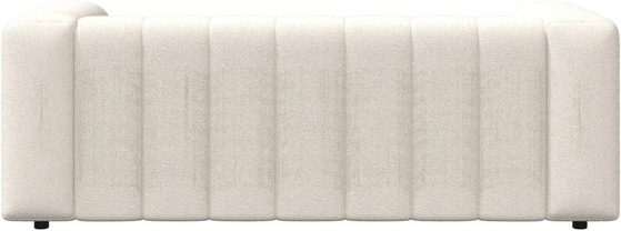 BoConcept canapé 2.5 places, Bellagio tissu Lazio Blanc, Canapés 2 places, Textile, Crème, Modern (photo 2 sur 6)