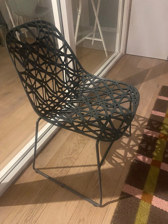 Image 1 of Sedia in filo metallico di design