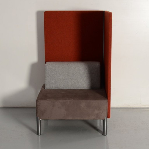 Vepa Moi zitbank, rechtse hoek, 140 x 84 cm – akoestische bank, Metal, Textile (photo 2 of 5)
