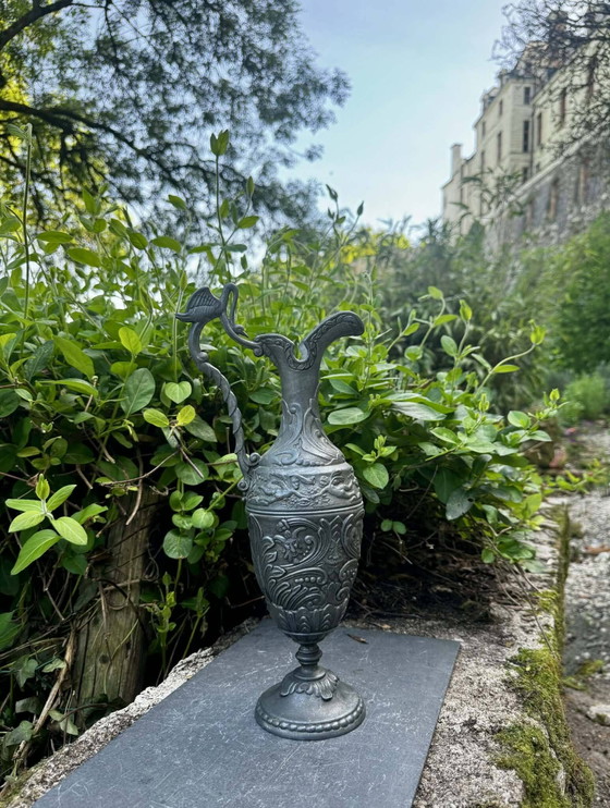 Grande brocca-vaso Art Nouveau, antica Italia. – Vasi, Metal (photo 5 of 9)