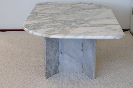 Calacatta Macchia Vecchia Coffee table, Marble, White, Modern (photo 3 of 7)