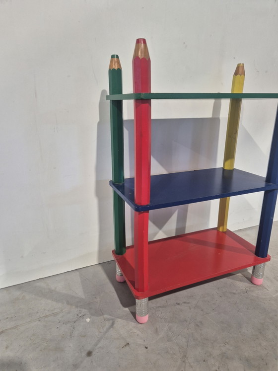 Image 1 of Vintage stone sala pencil and stick cabinet
