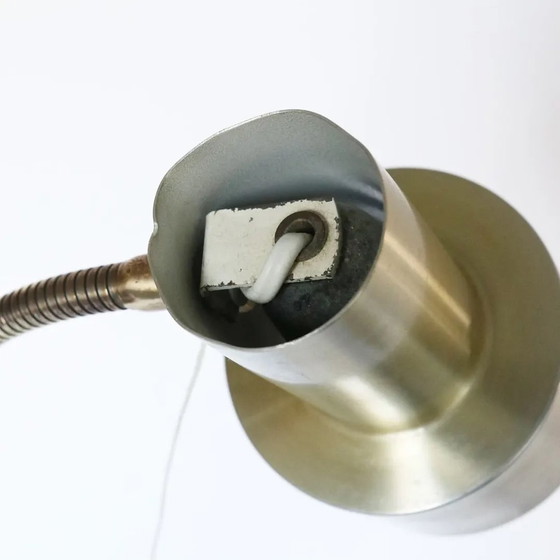 Image 1 of Vintage Swedish Brass Floor Lamp