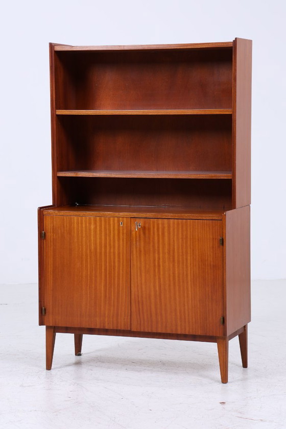 Image 1 of Libreria d'epoca anni '60 - scaffale di legno retrò del Mid Century #05-70