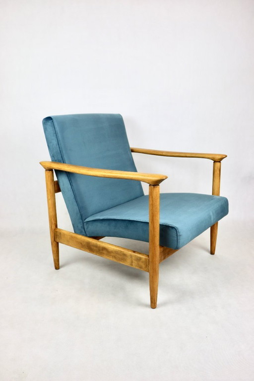 Blue Ocean GFM-142 Armchair attributed to Edmund Homa, 1970s